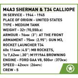COBI 2569 M4A3 Sherman & T34 Calliope Executive Edition