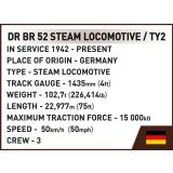 COBI 6283 Steam Locomotive DR BR 52 / TY2