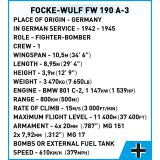 COBI 5741 Focke-Wulf FW 190 A3