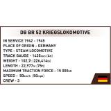 COBI 6281 Kriegslokomotive Baureihe 52