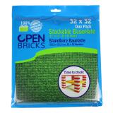 Open Bricks Bedruckte Bauplatte Motiv Gras / Rasen Duo Pack (32x32)