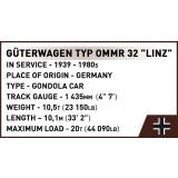 COBI 6285 Güterwagen Typ OMMR 32 LINZ