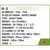 COBI 2578 IS-2 / JS-2 Heavy Tank (3-in-1 Set)