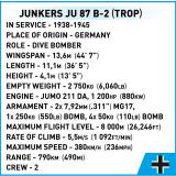 COBI 5748 Junkers JU 87 B-2