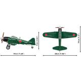 COBI 5861 Mitsubishi A6M2 Zero