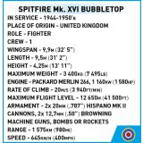 COBI 5865 Supermarine Spitfire MK. XVI Bubbletop