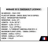 COBI 5827 Mirage III S Swiss Air Force