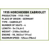 COBI 2262 Horch 830 BK Cabriolet