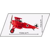 COBI 2986 Fokker Dr.1 Red Baron (Roter Baron)