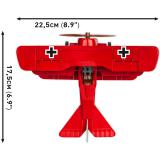 COBI 2986 Fokker Dr.1 Red Baron (Roter Baron)