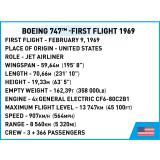 COBI 26609 Boeing 747 First Flight 1969 First Flight Edition