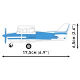 COBI 26622 Cessna 172 Skyhawk (Weiß-Blau)