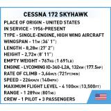COBI 26622 Cessna 172 Skyhawk (Weiß-Blau)