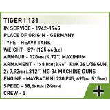 COBI 3095 Tiger I 131 - Nano Panzer Serie II