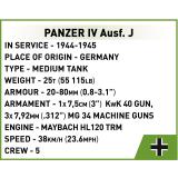 COBI 3097 Panzer IV Ausf. J - Nano Panzer Serie II