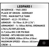 COBI 3105 Leopard I - Nano Panzer Serie II