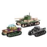 COBI 2740 3er Tank Set: Panzer I + Valentine IX + Renault R35 (Vorbestellung!)