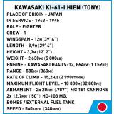 COBI 5740 Kawasaki Ki-61 Hien Tony