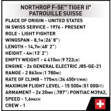COBI 5857 Northrop F-5E Tiger II Swiss Air