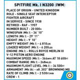 COBI 5868 Spitfire MK. I N3200
