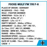 COBI 5871 Focke-Wulf FW 190 F-8