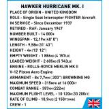 COBI 5762 Hawker Hurricane Nr. 302 SQN. RAF