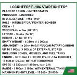 COBI 2426 F-104 Starfighter