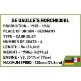 COBI 2260 De Gaulles Horch 830 BL Limited Edition