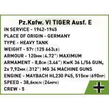 COBI 2735 Pz. Kpfw. VI Tiger Ausf. E (Sd. Kfz181)