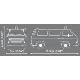 COBI 24637 Volkswagen Bus T3 Polizei