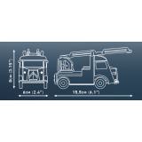 COBI 24628 Citroën Type H (1947-1981) Pompiers