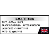 COBI 1688 RMS Titanic