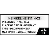 COBI 5771 Heinkel HE 111 H-22 with V1 Executive Edition