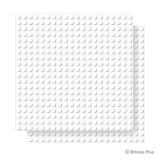 BRIXIES 225.019 Plus Basis Platte Weiß 20 x 20 Noppen Doppelpack