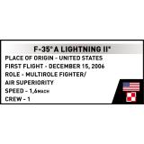 COBI 5926 Lockheed Martin F-35 A Lightning II „Husarz“