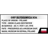 COBI 4865 ORP Blyskawica