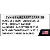 COBI 4869 CVN-65 Aircraft Carrier USS Enterprise