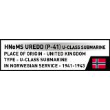 COBI 4861 HNoMS Uredd (P-41)