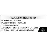 COBI 2588A Panzer VI Tiger I No. 131