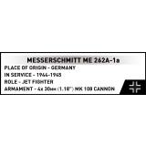 COBI 5776 Messerschmitt Me262A-1A Schwalbe